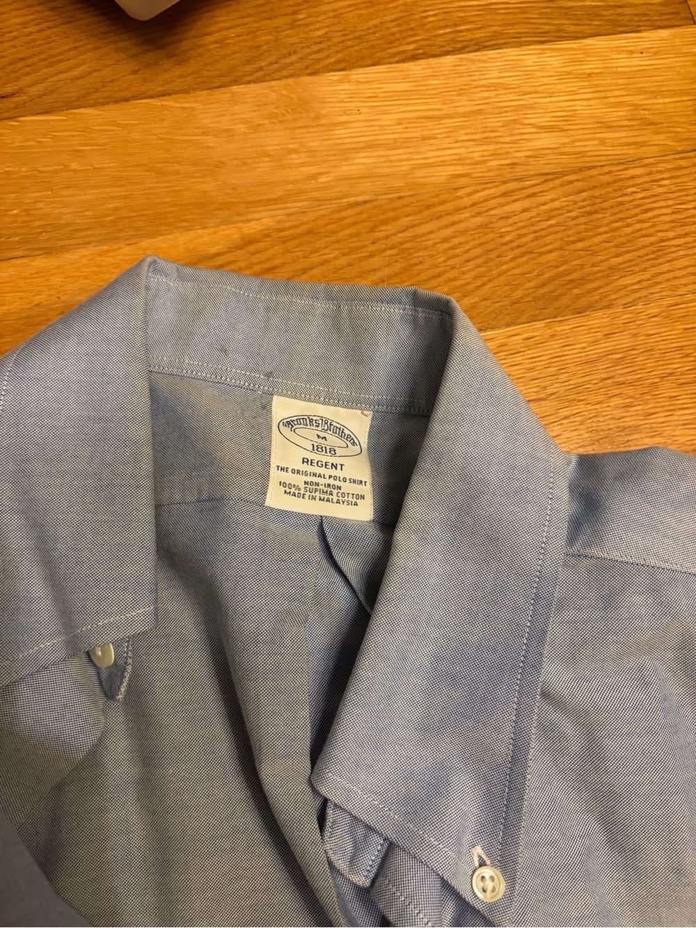 Brooks Brothers Regent Oxford Dress Shirt in Light Blue